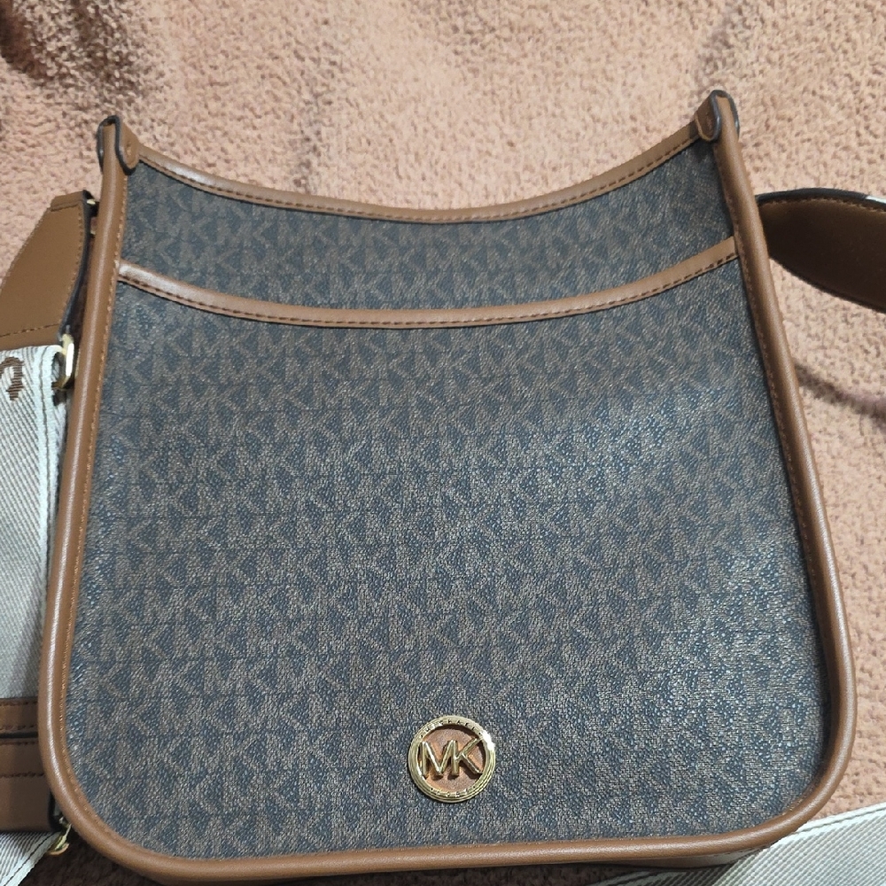 Michael Kors Crossbody Bag in Brown and Gray